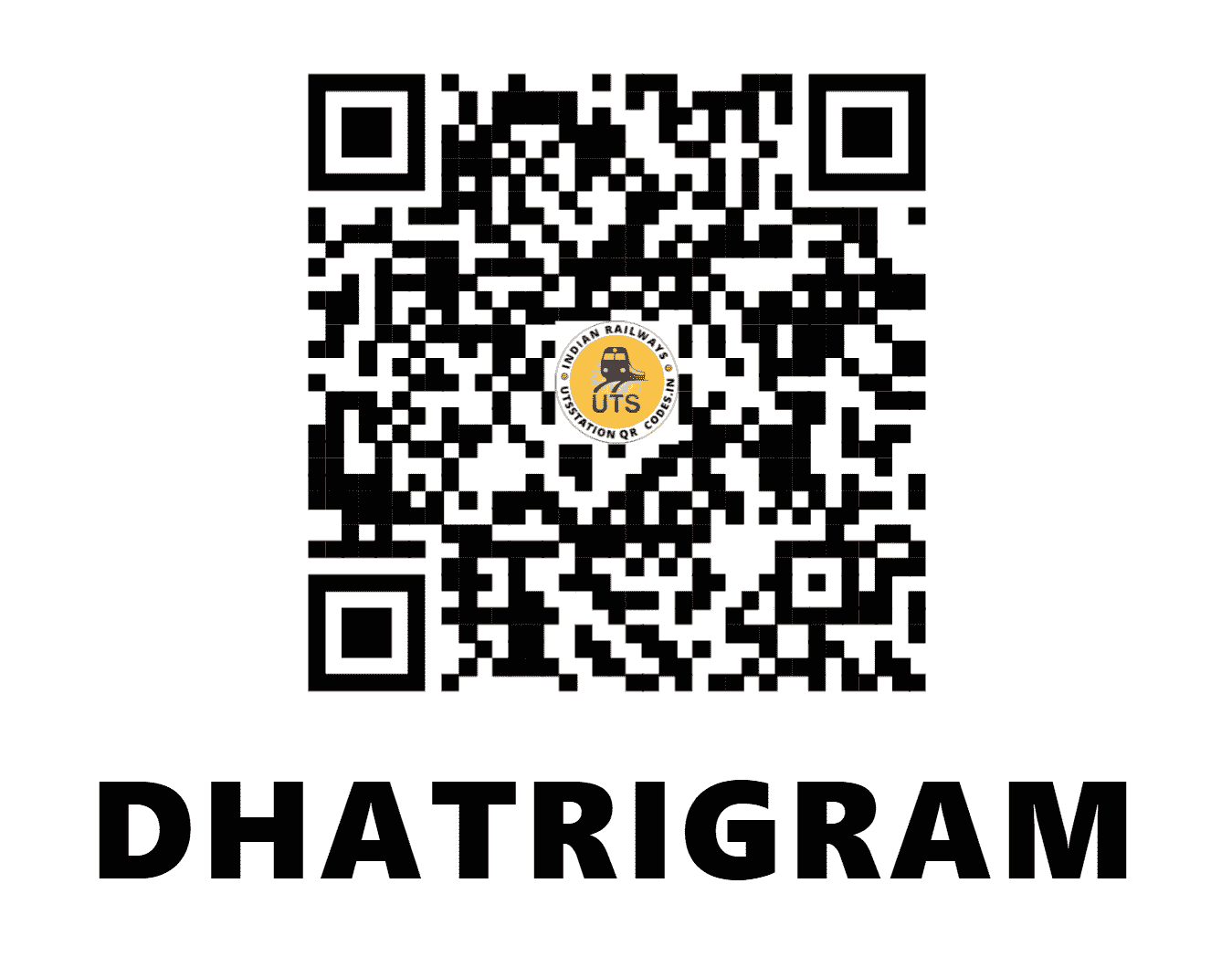 UTS QR Code for DHATRIGRAM - DTAE (ER - WEST BENGAL)